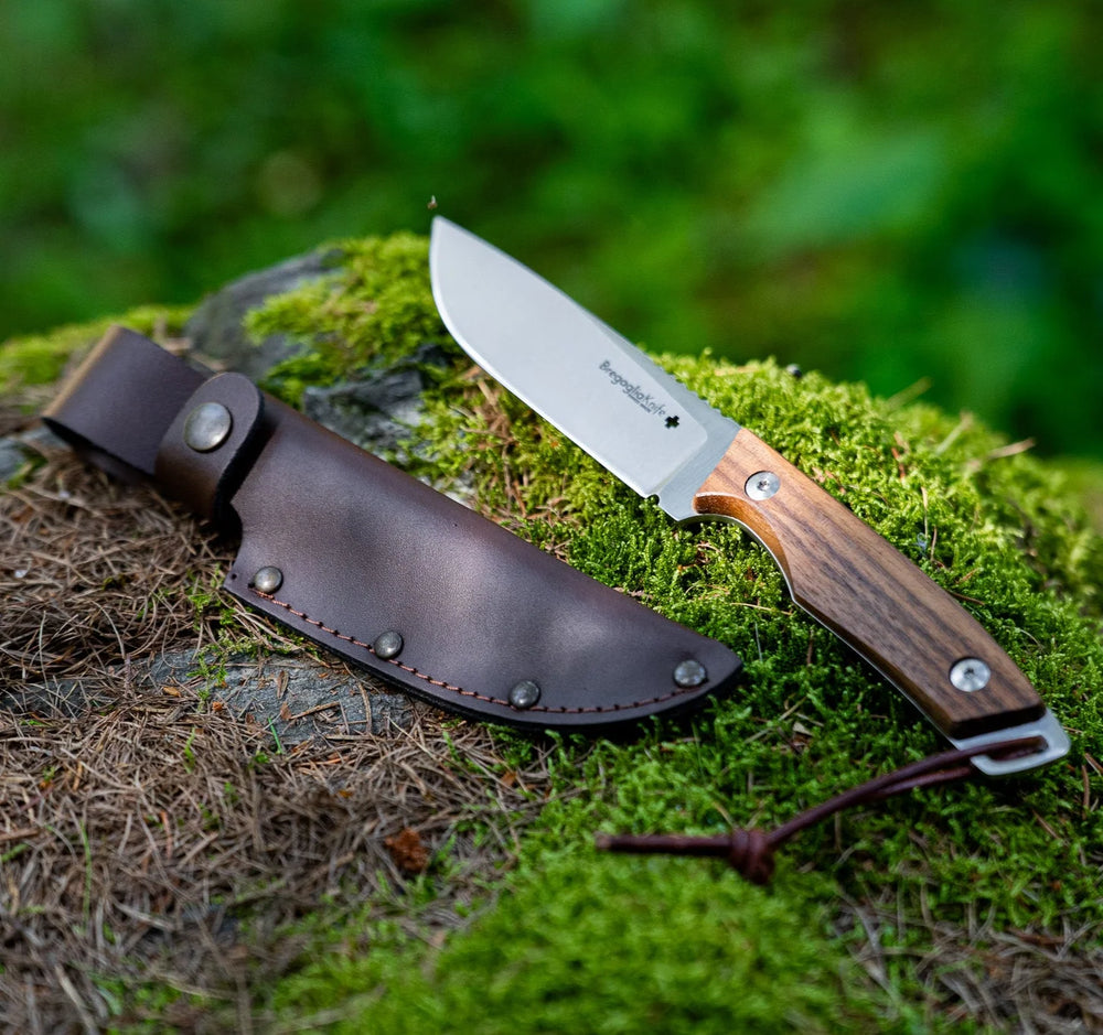 BregagliaKnife Maloja Full Tang Messer Nussbaum