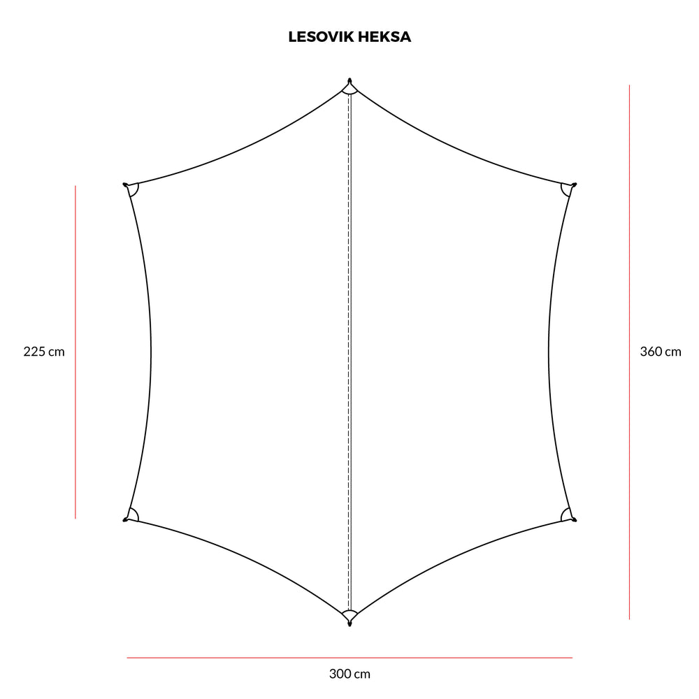 Lesovik Heksa Tarp FARBA F2 Terskog
