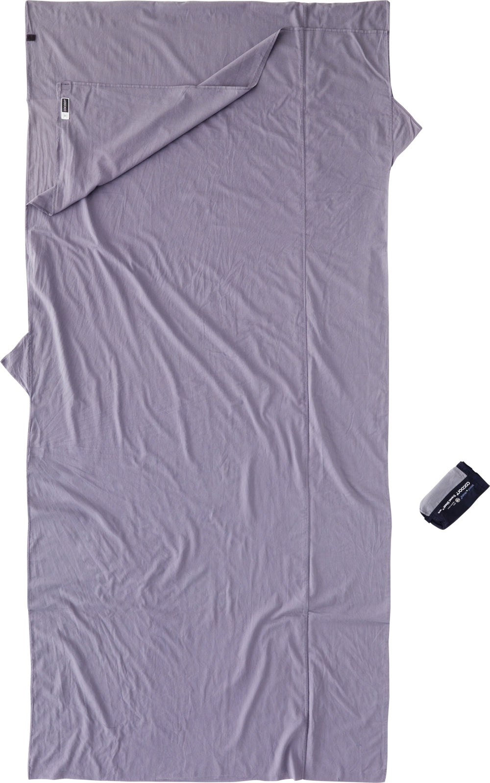 Cocoon TravelSheet, Insect Shield, elephant grey, Größe XL