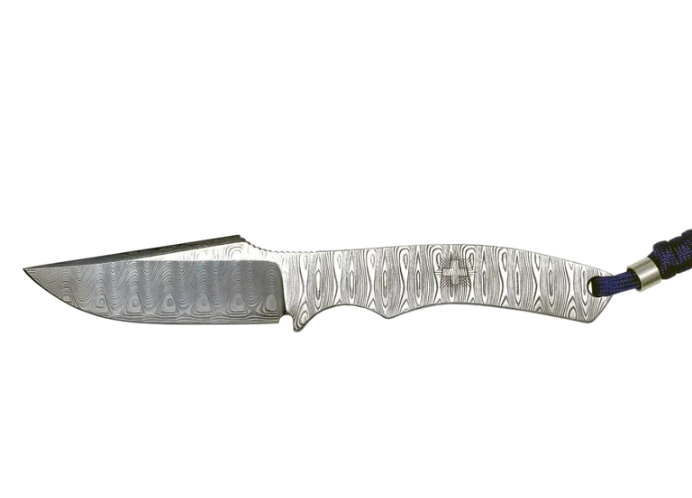 Klötzli Swiss Border Guard Knife Modell 23 Damast