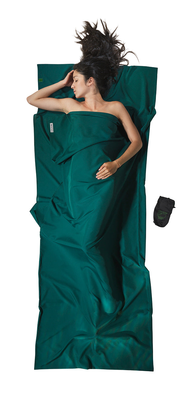 Cocoon Microfiber TravelSheet moss green