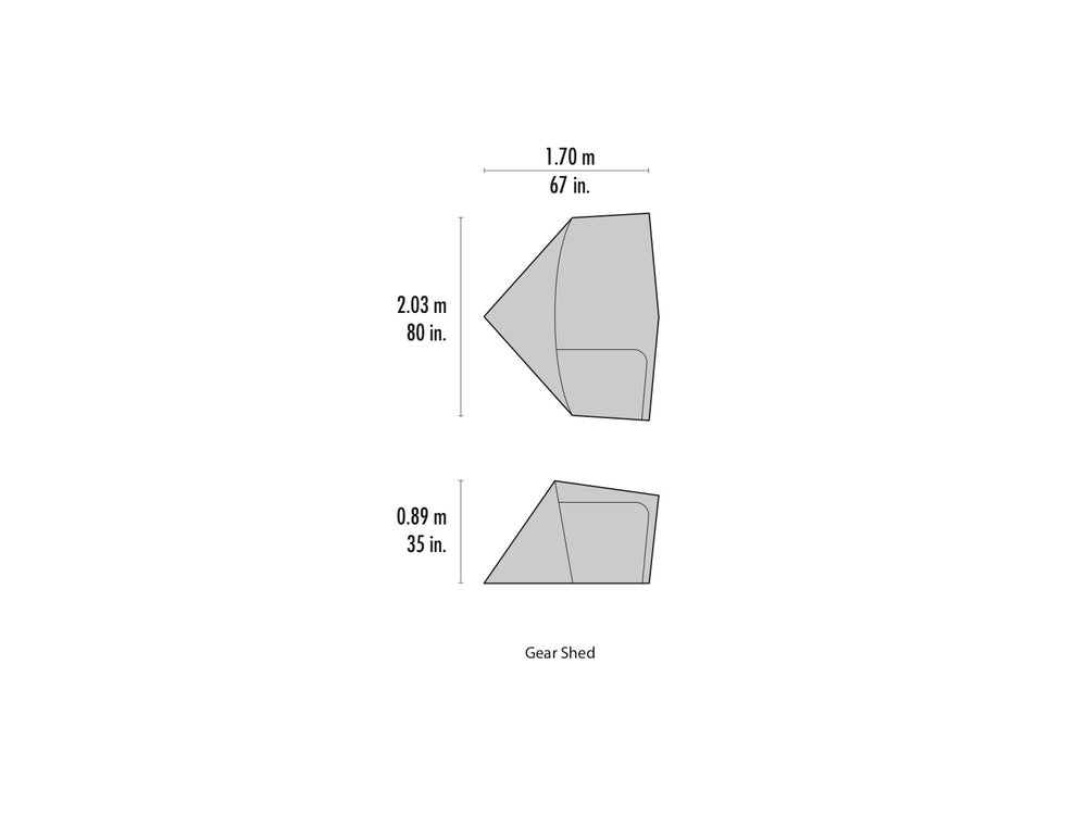 MSR Hubba/Elixir Gear Shed Green