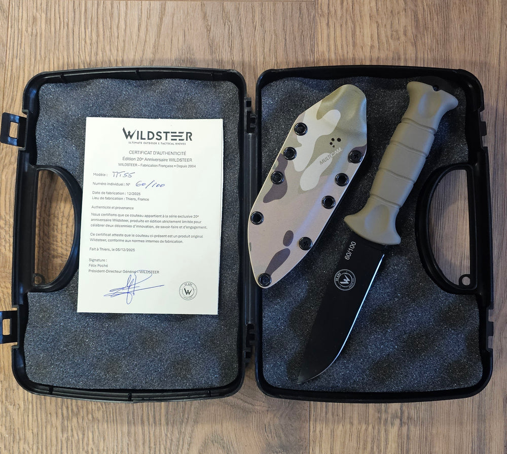 Wildsteer MT55 lame PVD Coyote tactipren 100 Stück Nr.45
