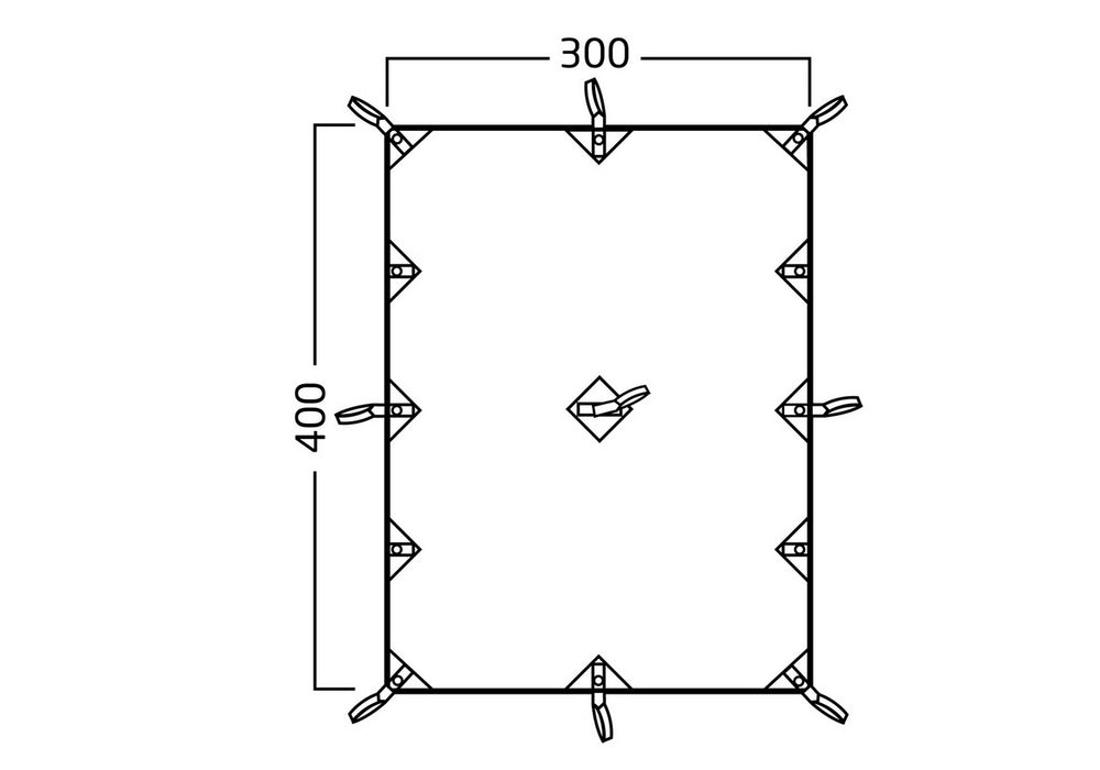 Nordisk Kari 12m² Vielseitiges Baumwoll-Tarp