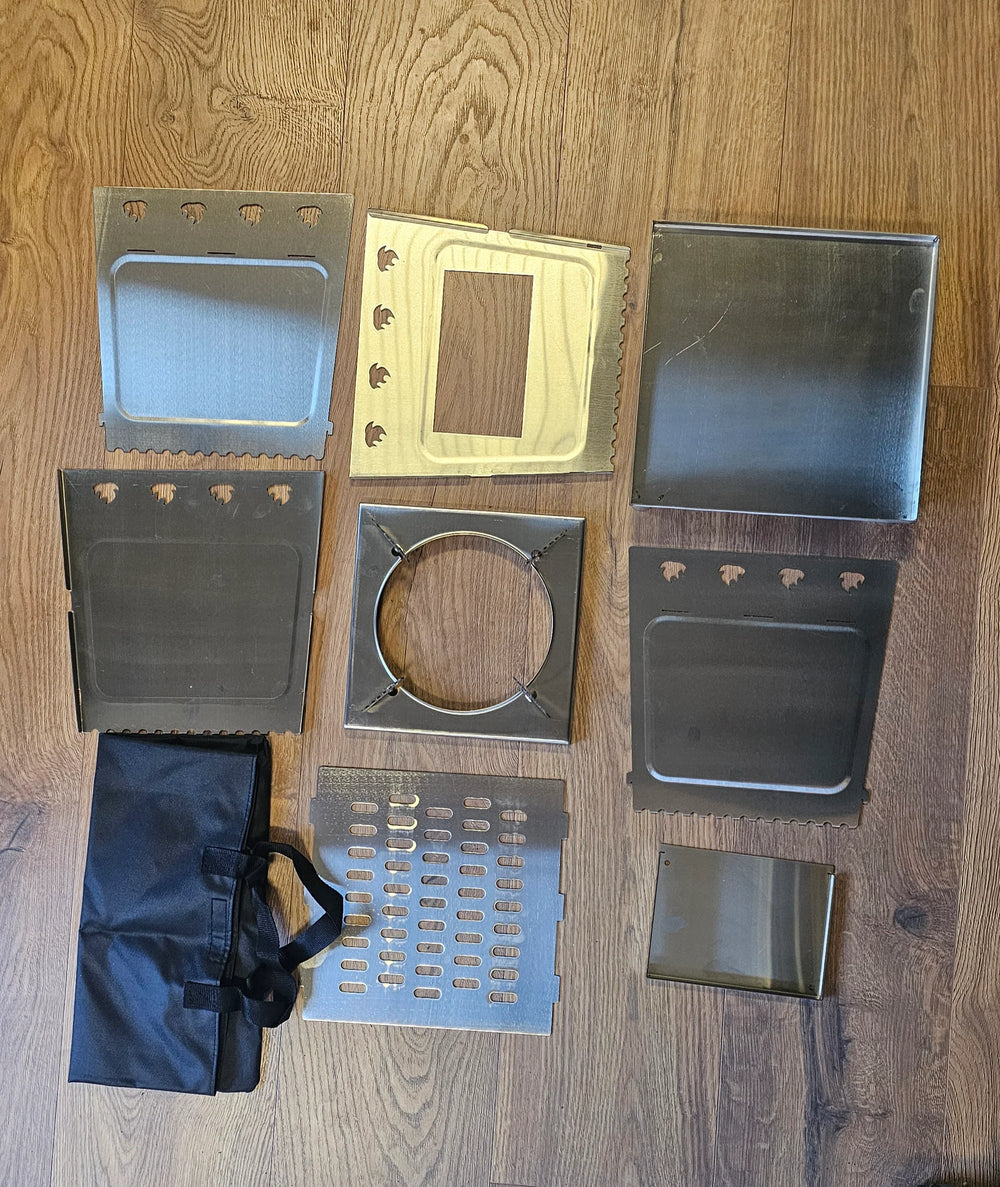Outdoorfeeling Wood Stove (Large) – Steckbare Grill- & Kochstelle