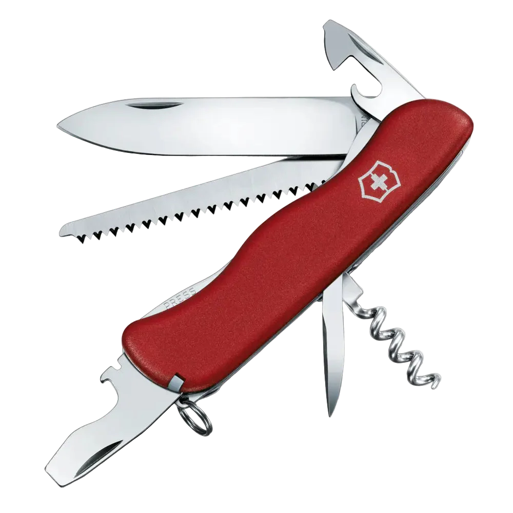 Victorinox Farmer Rot Großes Taschenmesser mit Holzsäge