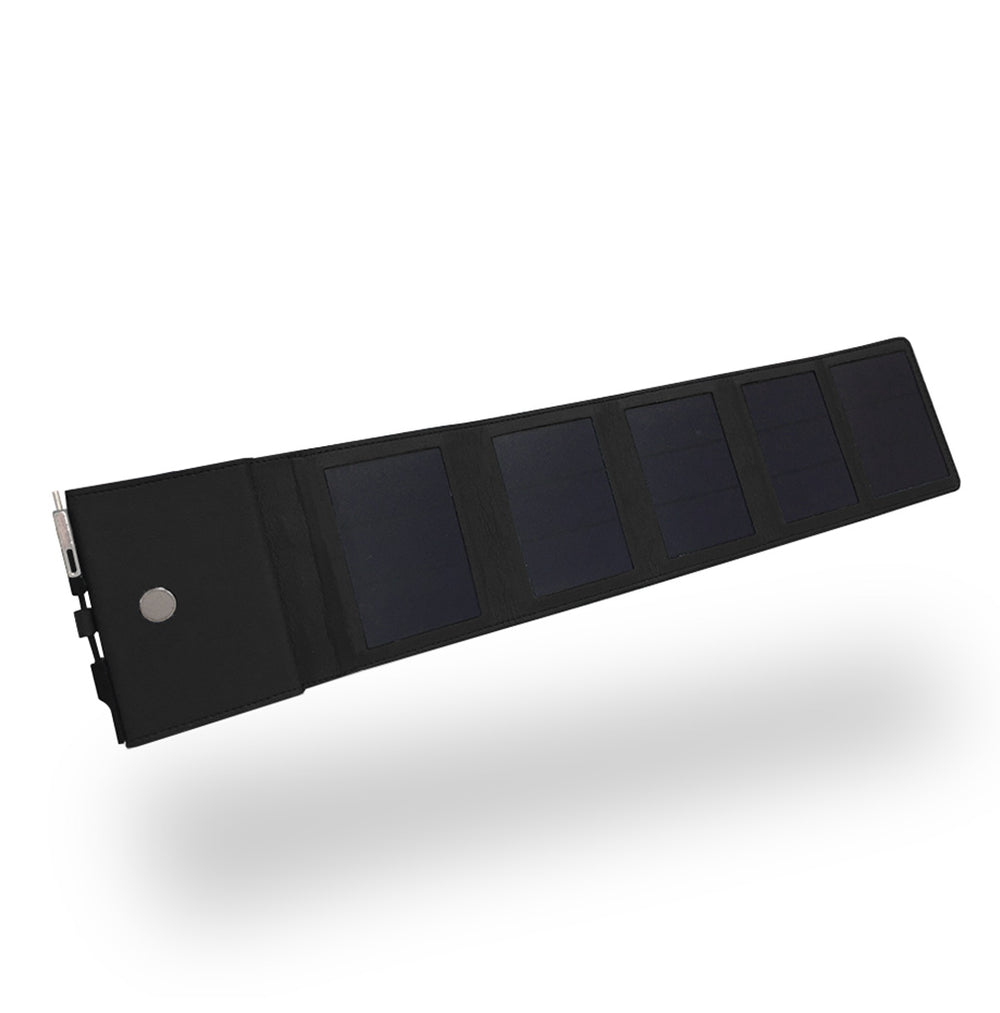 SunSlice PHOTON – Ultrakompakte 4W Solar-Powerbank mit 4.000 mAh Akku Black