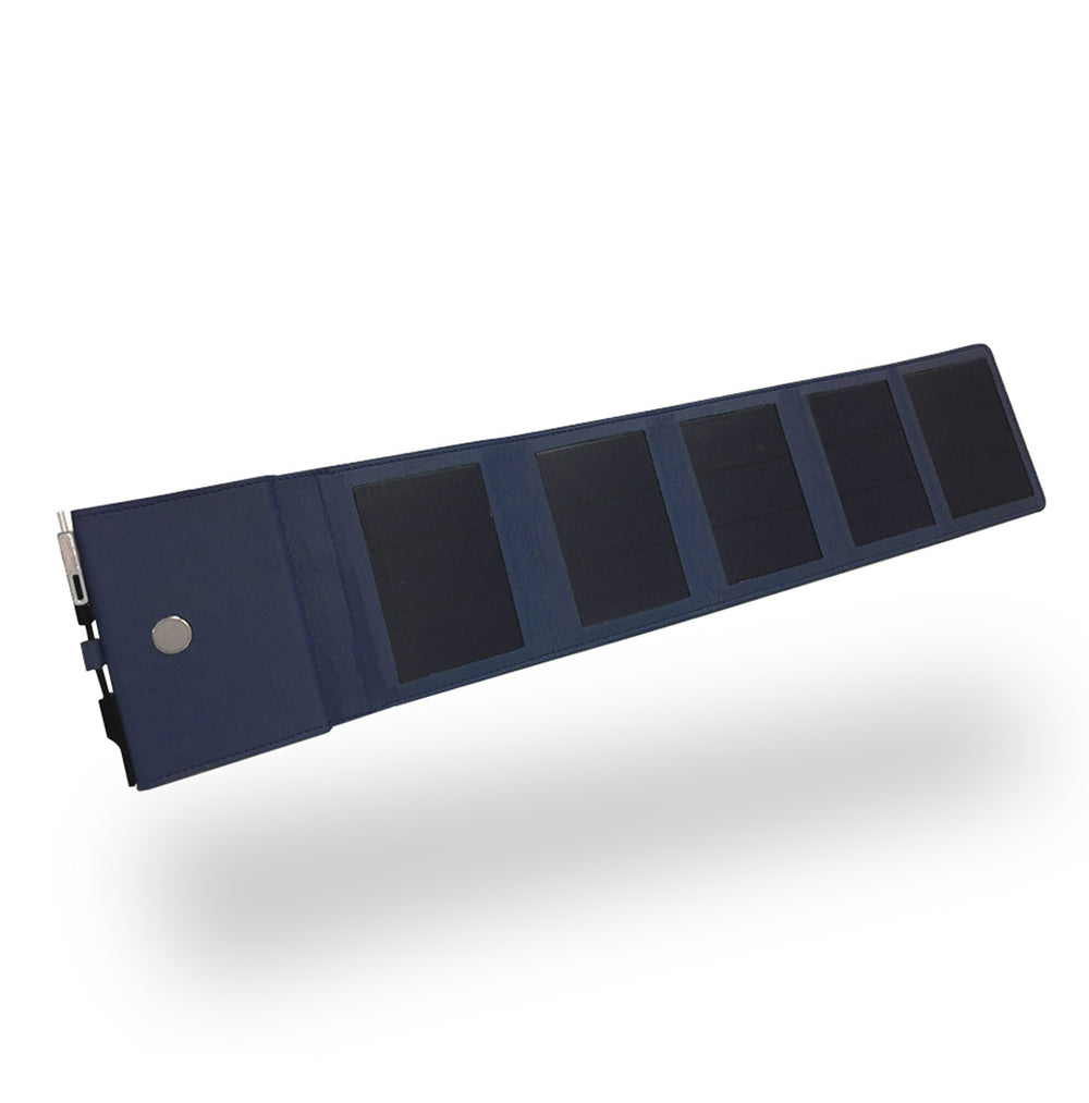 SunSlice PHOTON – Ultrakompakte 4W Solar-Powerbank mit 4.000 mAh Akku Blue