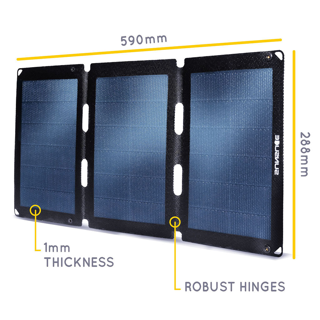SunSlice Fusion Flex 18 – Ultraleichtes & faltbares 18 W Solar-Panel