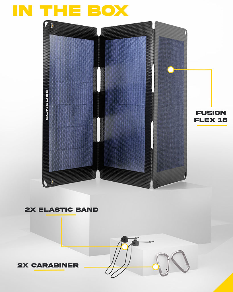 SunSlice Fusion Flex 18 – Ultraleichtes & faltbares 18 W Solar-Panel