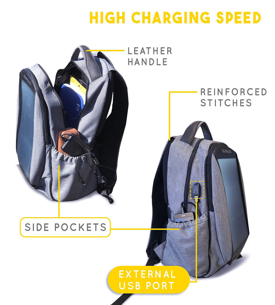 SunSlice Zenith - 25L 8W Solar BackpackRed