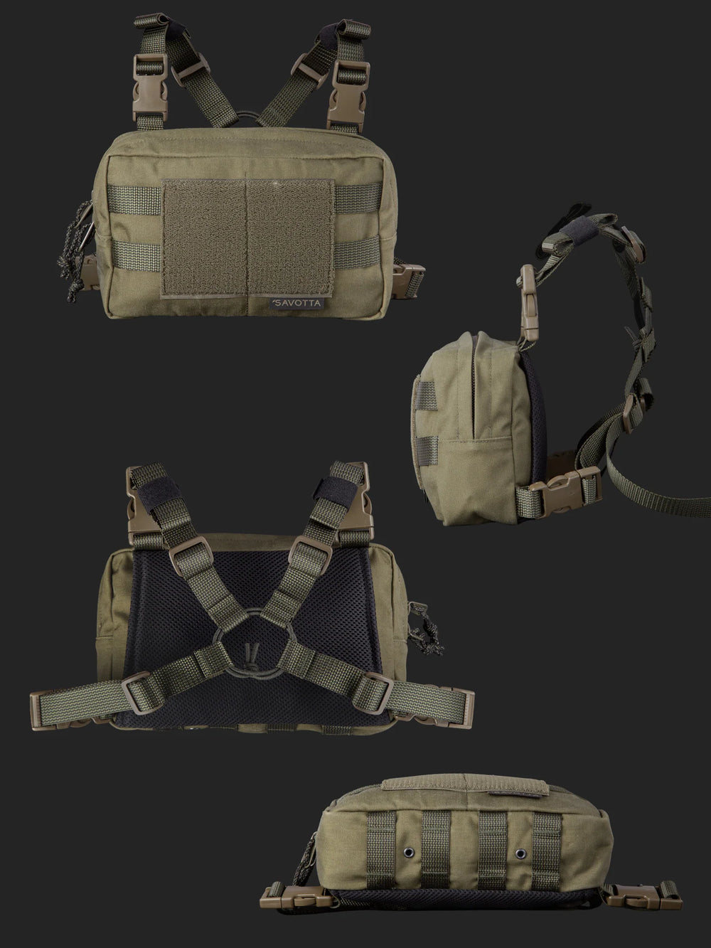 Savotta Rintamus Chest Pack Olive