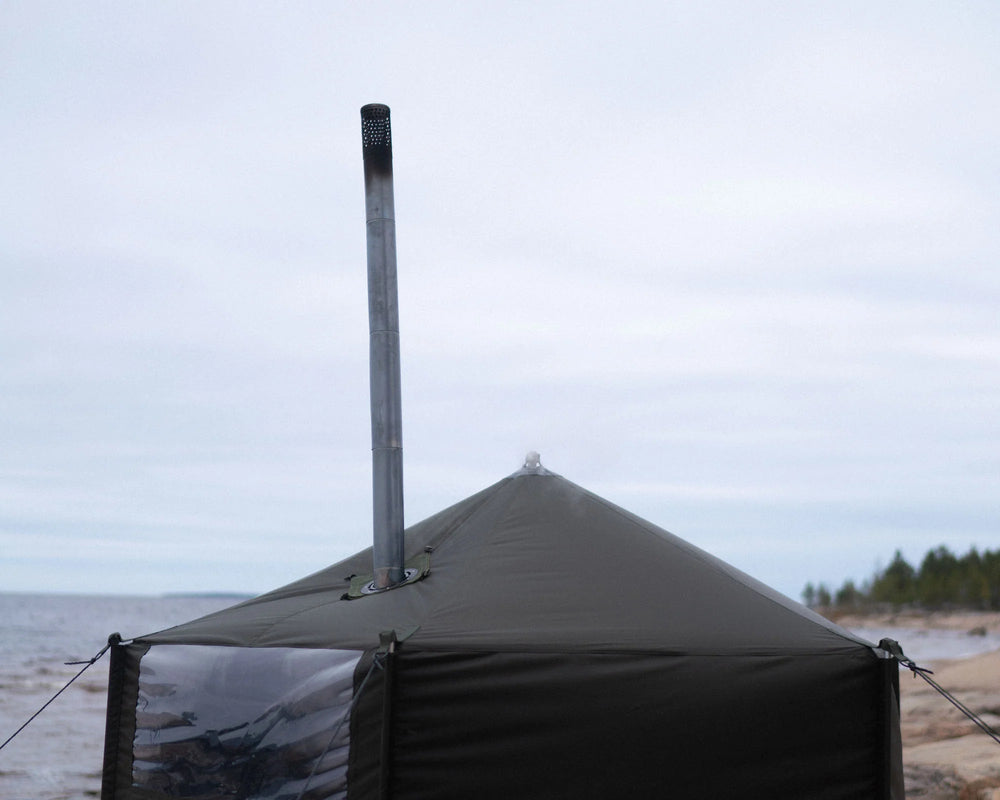 Savotta Sauna Stove – Tragbarer Holz-Zeltofen mit Steinracks