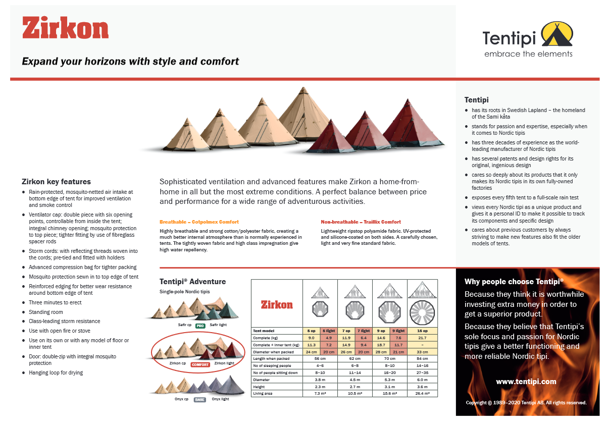 Tentipi Zirkon 9 light
