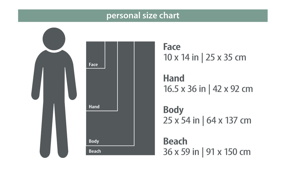 PackTowl Personal Body (XL) Daydream Print