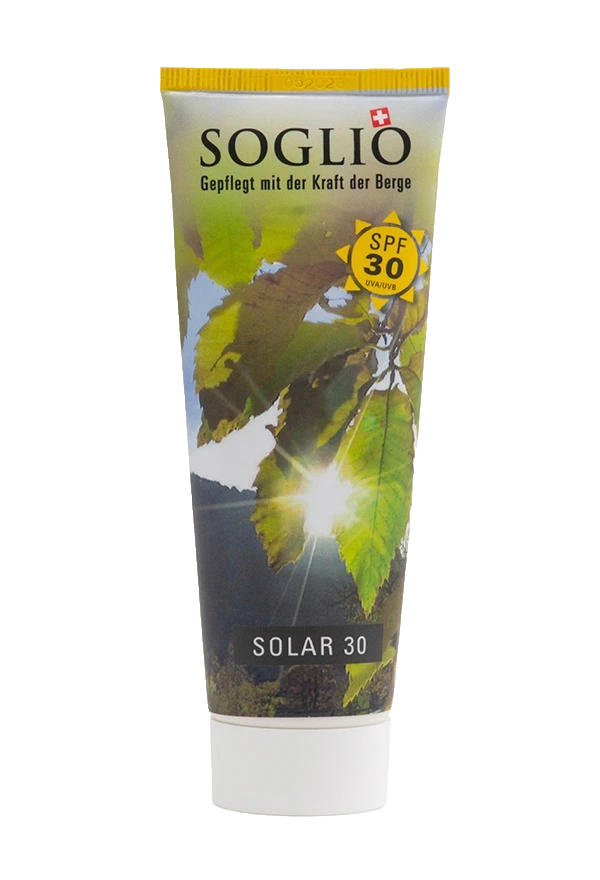 Soglio Sonnencreme LSF 30 Natürlicher Schutz mit Bergeller Kastanie (35 ml)