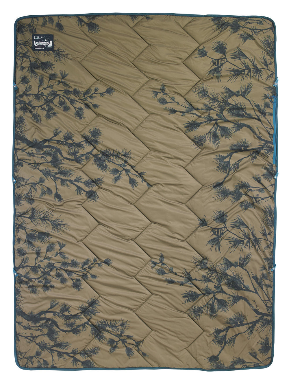 Thermarest Stellar Blanket Peeking Pine Print