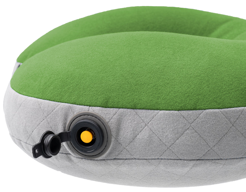 Cocoon U Shaped Down Neck Pillow fresh olive/grey