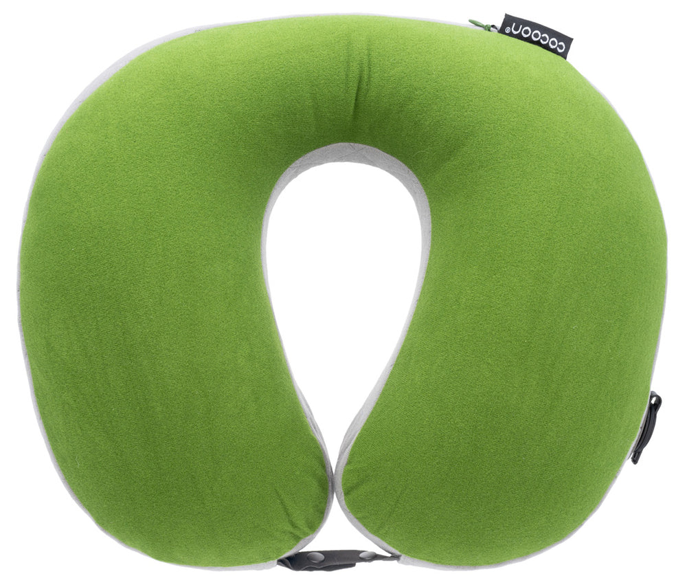 Cocoon U Shaped Down Neck Pillow fresh olive/grey