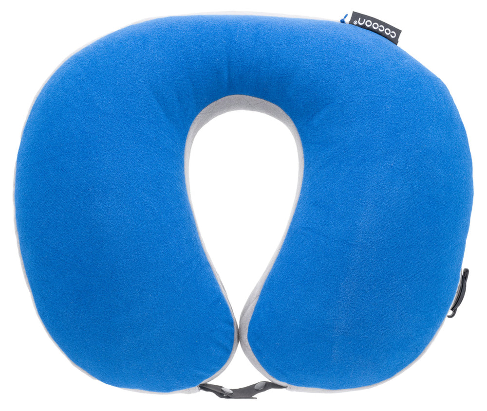 Cocoon U Shaped Down Neck Pillow true blue/grey