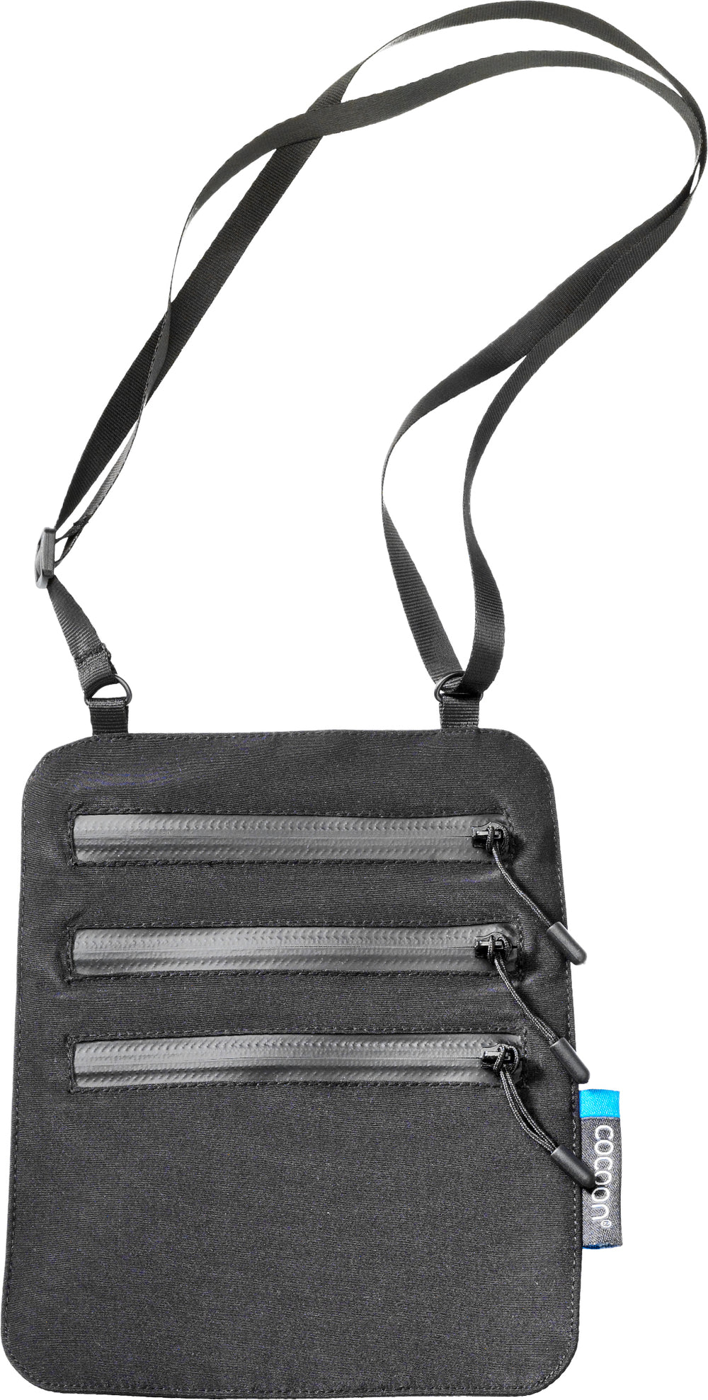 Cocoon Silk Secret Neck Wallet black