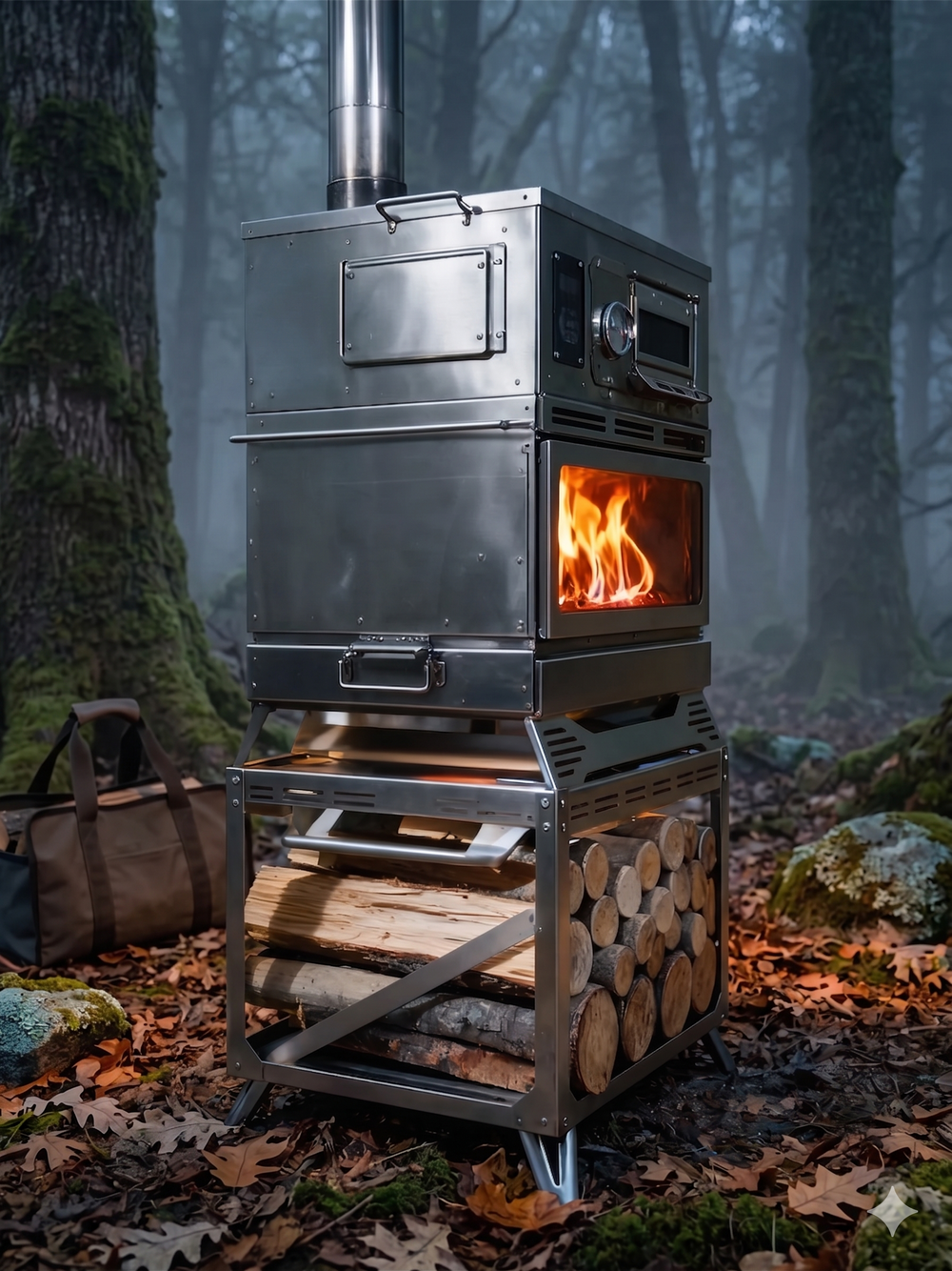 Outdoorfeeling Zeltofen Backofen Kombi