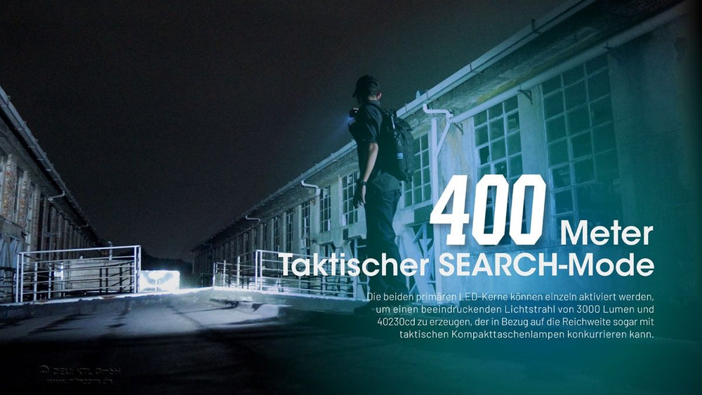 Nitecore EDC29 LUMINBLADE kompakte EDC-Taschenlampe mit 6500 Lumen