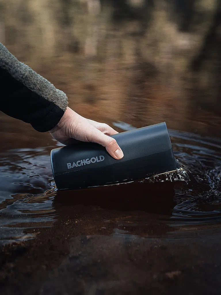 Bachgold® Selfpress Wasserfilter – Outdoor-Wasserfilterflasche | 500 ml