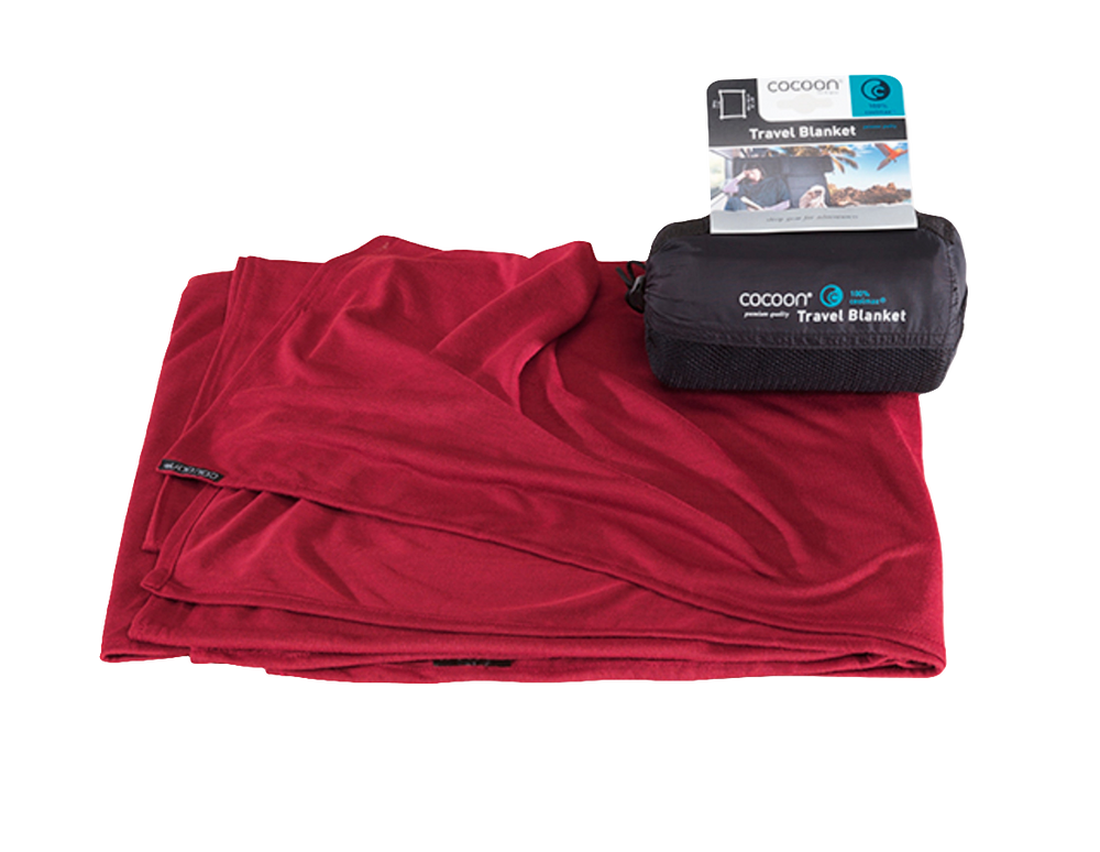 Cocoon Coolmax Travel Blanket monks red
