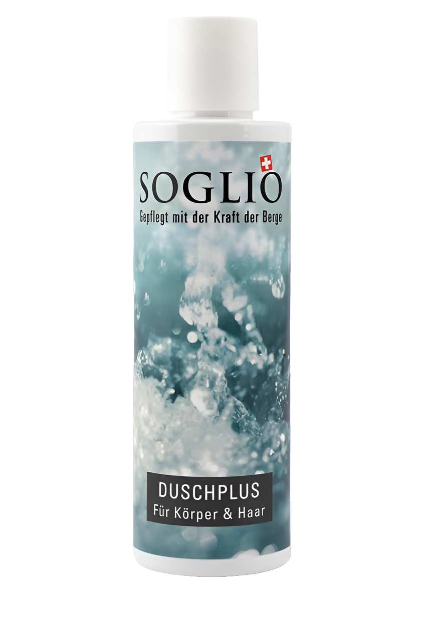 Soglio Duschplus Milde Reinigung für Körper und Haar (100 ml)