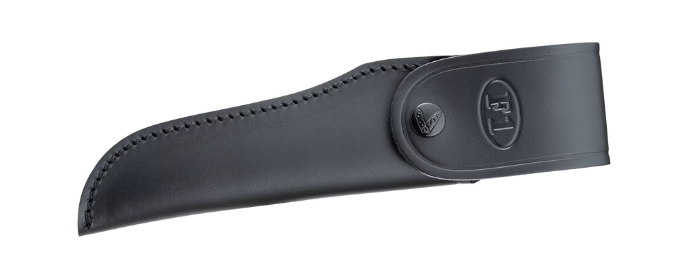 Fällkniven F1 Schwarz – Survivalmesser mit Lederetui