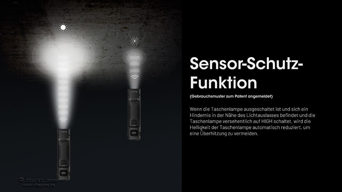 Nitecore EDC29 LUMINBLADE kompakte EDC-Taschenlampe mit 6500 Lumen