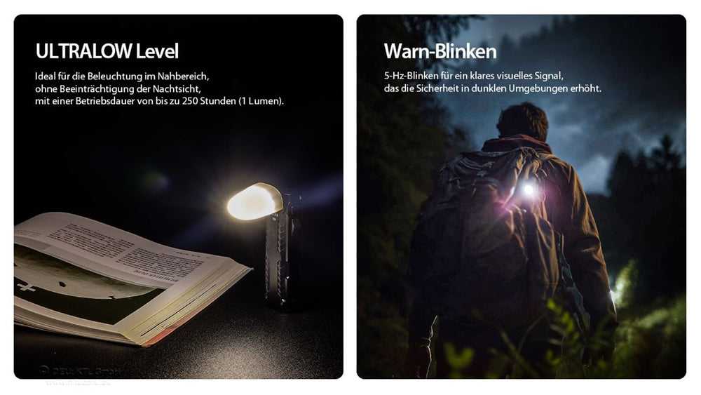 Nitecore EDC09 Winkellampe mit 1600 Lumen