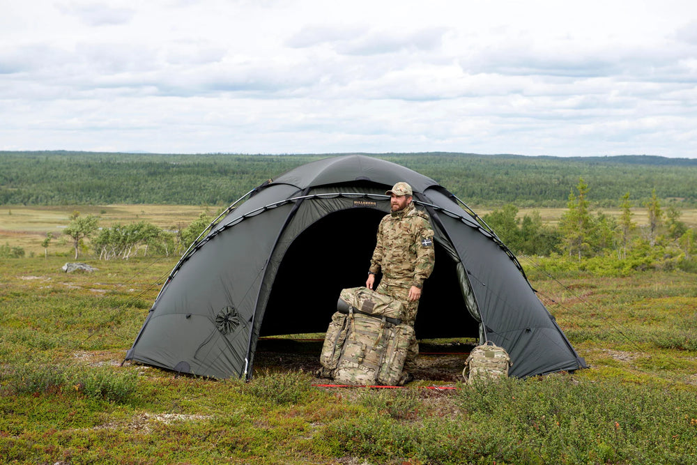 Hilleberg Atlas Basic Tactical – Modulares Großraum-Kuppelzelt für taktische Einsätze | 12,0 kg
